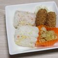 アクセル☆'s cooksnap of when they made 息子考案♥カニカマ♪チーマヨおにぎり☆.