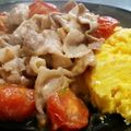 capriチョーザ's cooksnap of when they made うま～い！豚バラトマト炒め.