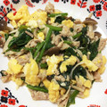 クックIKDMZ5☆'s cooksnap of when they made きのことほうれん草の♡味噌マヨそぼろ炒め.