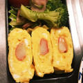 あかママ♪'s cooksnap of when they made お弁当のおかず◆カニカマ巻き巻き卵焼き◆.