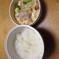 lilidrop's cooksnap of when they made チーズとベーコン入り☆洋風玉子丼☆.