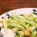 よしみるく's cooksnap of when they made ブロッコリー茎のゴマ油レモン炒め.