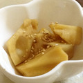 chou*'s cooksnap of when they made ちくわぶとれんこんの炒め煮.