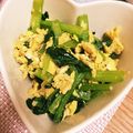 ちょうすけママ's cooksnap of when they made 10分であと一品　チンゲン菜と卵の中華炒.
