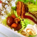 おすえさん's cooksnap of when they made 市販のミートボールで♥お弁当にもう一品.
