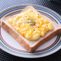 Dellaたん's cooksnap of when they made タマゴマヨのトースト.