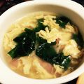 AllisonM's cooksnap of when they made レタスのかき玉スープ.