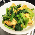 むー太朗's cooksnap of when they made 簡単♪小松菜と油揚げの煮浸し.