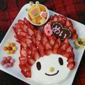 あずっこ2's cooksnap of when they made マイメロのデコレーションケーキ♪.