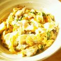 ささなお's cooksnap of when they made 油揚げ入れてボリューム！とろとろ親子丼.