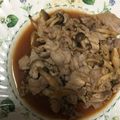 にむばすしゅたーぜん's cooksnap of when they made しめじ入り♡豚コマで生姜焼き.