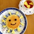 リトルキャラメル's cooksnap of when they made スマイルパンケーキ＆パイナップルティー.