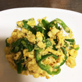 チェブー's cooksnap of when they made ピーマンの卵とじ お弁当のおかず^_^.