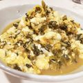 さやぽっぽキッチン's cooksnap of when they made 高菜漬と豆腐で＊卵とじ.