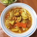 タ川ト's cooksnap of when they made 野菜たっぷり〆はリゾットに！簡単カレー鍋.