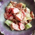ジョアンどん's cooksnap of when they made 和えるだけ！コロコロサーモンサラダ♪.