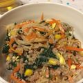 真樹♪'s cooksnap of when they made 給食の ビビンバ.