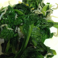 tmkkt's cooksnap of when they made 簡単！ほうれん草とじゃこのにんにく炒め.