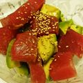 fukudoru's cooksnap of when they made アボカドとマグロ 柚子胡椒風味で♪.