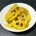 ミヤコシ's cooksnap of when they made レンコンの塩麹とカレー炒め.