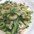 さざえ2007's cooksnap of when they made 新玉ねぎとゴーヤの味噌炒め.