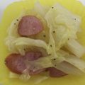 いちごとめ's cooksnap of when they made キャベツとウインナーのガリバタ炒め☆.