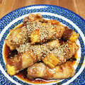 虫みたいなもんです's cooksnap of when they made 簡単‼厚揚げのピリ辛肉巻き.