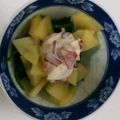 スイカが好物's cooksnap of when they made 林檎とほうれん草のサラダ✽マヨソースがけ.