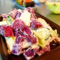 ち～sun's cooksnap of when they made りんごたっぷり☆簡単さつまポテトサラダ.
