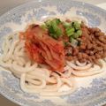 didiko's cooksnap of when they made つるつる♪納豆キムチうどん.