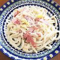 YUKIKI☆'s cooksnap of when they made ＊シャンタンdeコク旨♡クリームうどん＊.