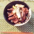 あずばなな's cooksnap of when they made ガッツリ男子ごはん♪サーロインステーキ丼.