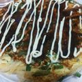 nyha26's cooksnap of when they made もちもち♪うどん入りお好み焼き.