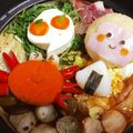 ３匹の大ぶたママ's cooksnap of when they made デコ鍋♡さるかに合戦の寄せ鍋.