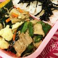 haruone's cooksnap of when they made 牛こまとインゲンの甘辛炒め.