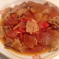 こまったに's cooksnap of when they made 豚バラ大根のすき煮.