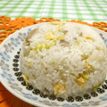 赤い電話's cooksnap of when they made 炊飯器を使って炒飯.