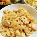 さらだaaa's cooksnap of when they made ノンオイル！レンコンと豚肉の甘酢きんぴら.