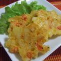 ジーナン's cooksnap of when they made Ｅマフィンで海老とポテトのガレットサンド.