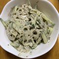 おまぬけりとる's cooksnap of when they made 蓮根とキュウリのゴママヨサラダ★.