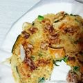 よぉぎゅると's cooksnap of when they made チヂミ（たこ焼粉使用）.