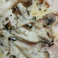 にゃんちび's cooksnap of when they made 簡単♪スモークチキンの牛乳クリームパスタ.