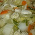 チキ会長's cooksnap of when they made 柚子風味 とり団子のあんかけスープ.