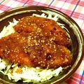ふう香♪'s cooksnap of when they made 和風なソース味♪さかなフライどんぶり♪.