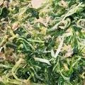 abcdefghｉｊ's cooksnap of when they made 速攻で副菜！水菜とツナのサッと煮♪.