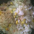 にしぴー☆'s cooksnap of when they made 炊飯器で簡単♪チキンピラフ♪.