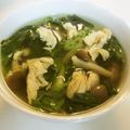 ☆Rokko☆'s cooksnap of when they made 優しい味☆ささみとレタスのコンソメスープ.