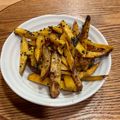 珍獣使い's cooksnap of when they made ノンフライヤーでカリカリさつまいも.