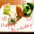 kaokaofood's cooksnap of when they made 簡単１本で２人♪弁当サイズなソーセー人⭐.