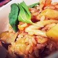 hiyokkoro's cooksnap of when they made ホールトマトでバジルとトマトのリゾット.